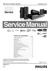 Philips HTS5560/98 Service Manual