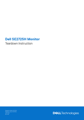 Dell SE2725H Instructions Manual