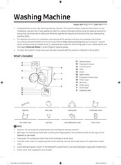 Samsung WW9 CGC Series Manual
