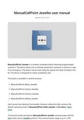 AJAX ManualCallPoint Jeweller User Manual