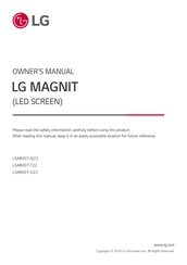 LG MAGNIT LSAB007-N22 Owner's Manual