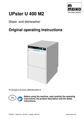 Meiko M001DWUC10M3-10 Original Operating Instructions