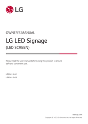 LG LBAG015-G3 Owner's Manual