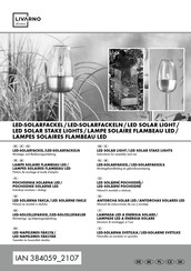 LIVARNO 384059 2107 Instructions For Assembly And Use