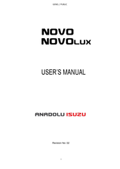 ANADOLU ISUZU NOVO User Manual