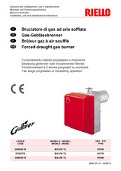 Riello Gulliver BS3/M TL Installation, Use And Maintenance Instructions