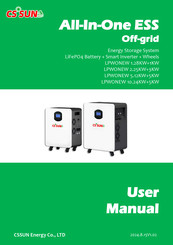 CSSUN LPWONEW 2.25KW+3KW User Manual