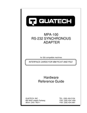 Quantech MPA-100 Hardware Reference Manual