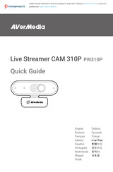 Avermedia Live Streamer CAM 310P Quick Manual