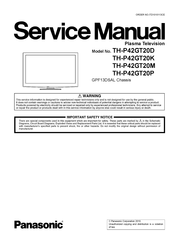 Panasonic Viera TH-P42GT20K Service Manual