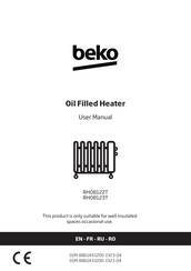 Beko RH08123T User Manual