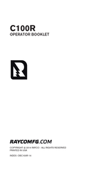 Rayco C100R Operator's Manual