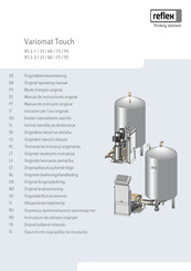 Reflex Variomat Touch VS 2-2/75 Original Operating Manual