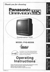 Panasonic OmniVision PV-QM2508 Operating Instructions Manual