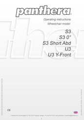 panthera U3 Light Y-Front Operating Instructions Manual