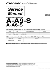 Pioneer A-A9-S Service Manual