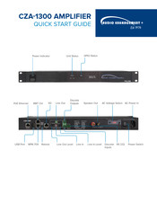 Audio enhancement CZA-1300 Quick Start Manual
