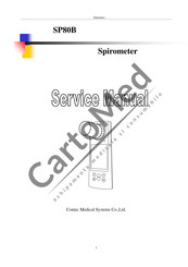 CONTEC MEDICAL SYSTEMS SP80B Service Manual