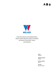Welker CP-2M-HP Installation, Operation And Maintenance Manual