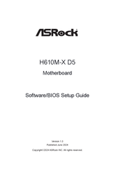 ASROCK H610M-X D5 Software Setup Manual