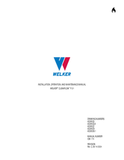 Welker CLEANFLOW F-31 Installation, Operation And Maintenance Manual