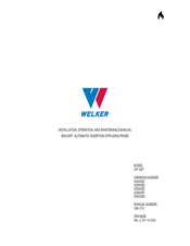Welker AIP-3DP Installation, Operation And Maintenance Manual