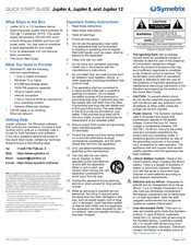 Symetrix Jupiter 8 Quick Start Manual