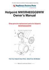 Hotpoint NWXR483GG9WW Installation Instructions Manual