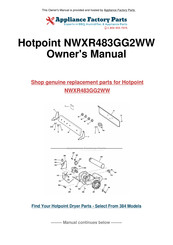 Hotpoint NWXR483GG2WW Installation Instructions Manual