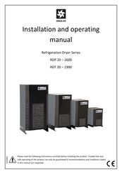OMEGA AIR RDP 3400 Installation And Operating Manual