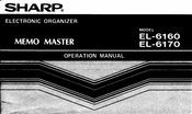 Sharp EL-6170 Operation Manual