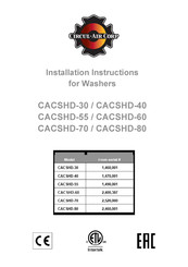 Circul-Air CACSHD-30 Installation Instructions Manual