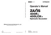 Hitachi ZAXIS 400R-3 Operator's Manual