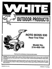 White Roto Boss 530 Manual