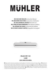 MUHLER MV-120 Instruction Manual
