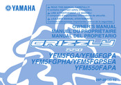 Yamaha YFM5FGPSEA Owner's Manual