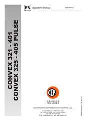 CEA CONVEX 405 PULSE Operator's Manual