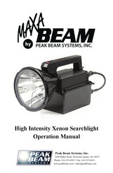 Peak Beam Systems MBPKG-E2 Series Operation Manual