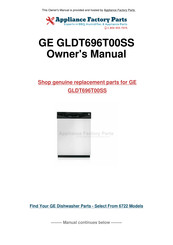 GE GLDT696T00SS Owner's Manual