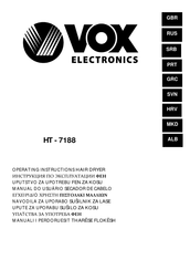 Vox HT-7188 Instruction Manual