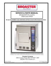 Broaster VF3i Service & Parts Manual
