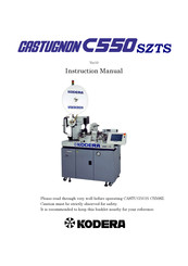 KODERA CASTUGNON C550SZTS Instruction Manual