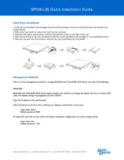 Sans Digital EliteRAID ER104I+ Quick Installation Manual