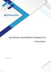 SYSOLUTION M50B-D Instructions Manual