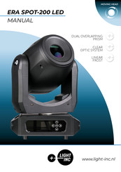 LIGHT INC ERA SPOT-200 LED Manual