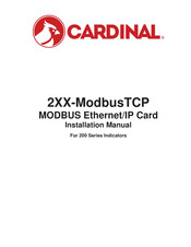 Cardinal 2XX-ModbusTCP Series Installation Manual