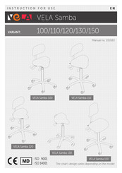 Vela Samba 120 Instructions For Use Manual