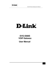 D-Link DVG-5008S User Manual