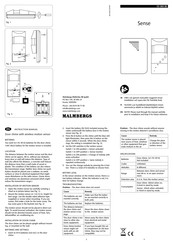 Malmbergs Sense Instruction Manual