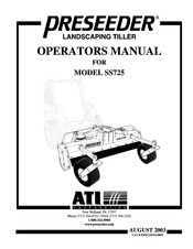 ATI Technologies PRESEEDER SS725 Operator's Manual